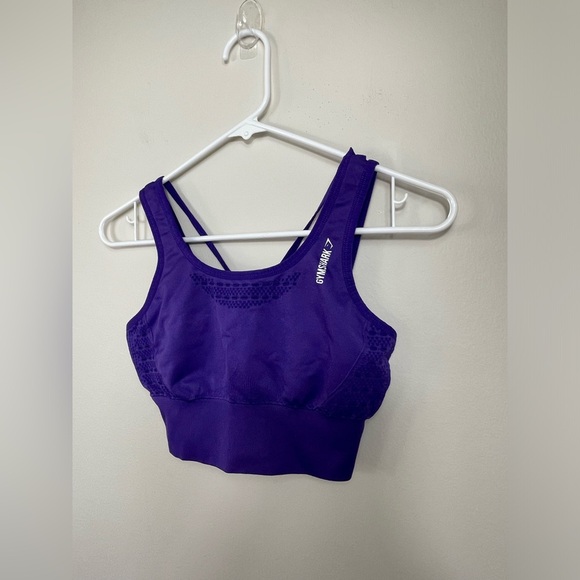 Gymshark Women's Energy Sport Crop Top Size S - Picture 3 of 6